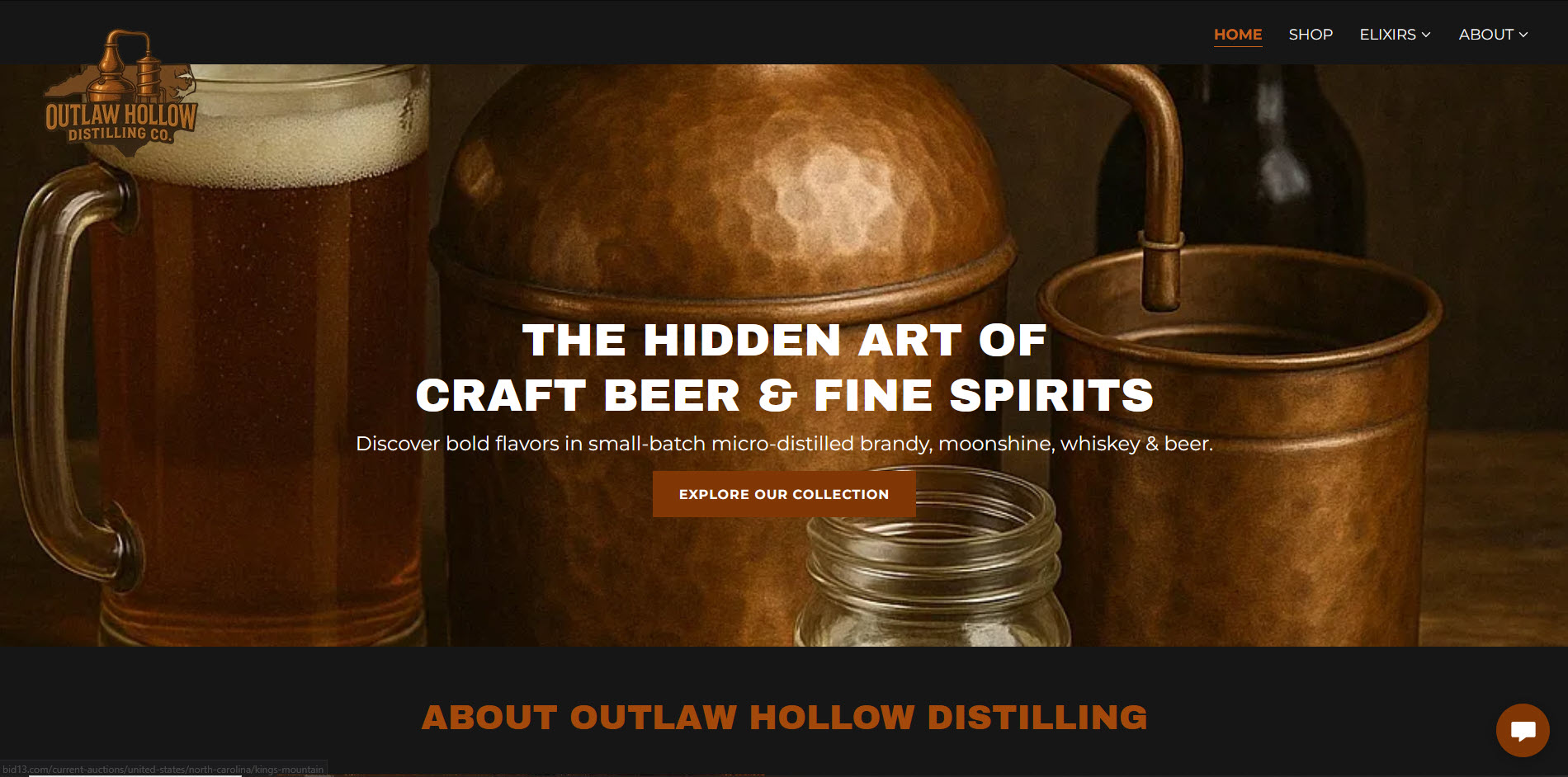 Outlaw Hollow Distilling Company -  Craft Beer & Spirits